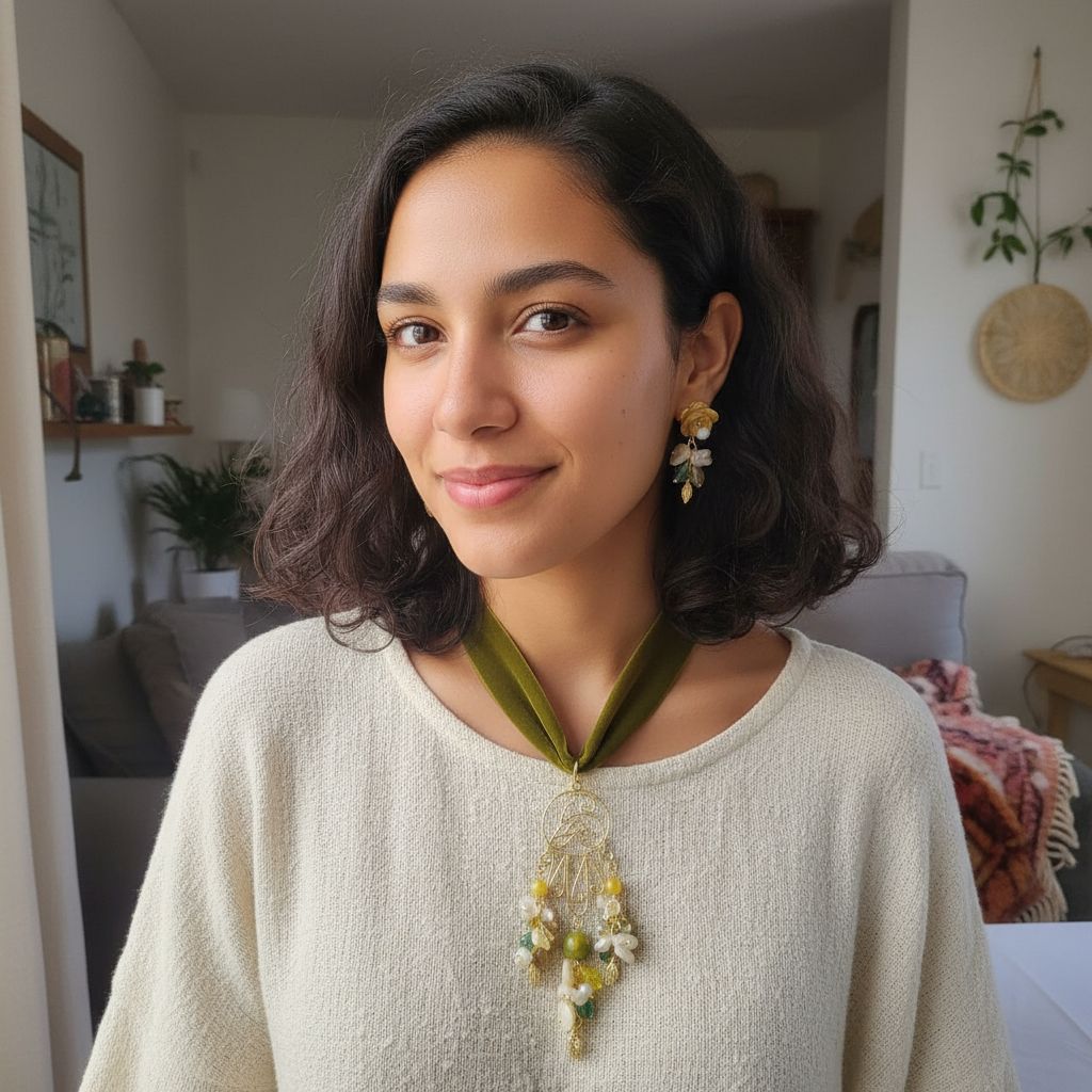 collier main de fatma élégant en agathe et cristal exclusif