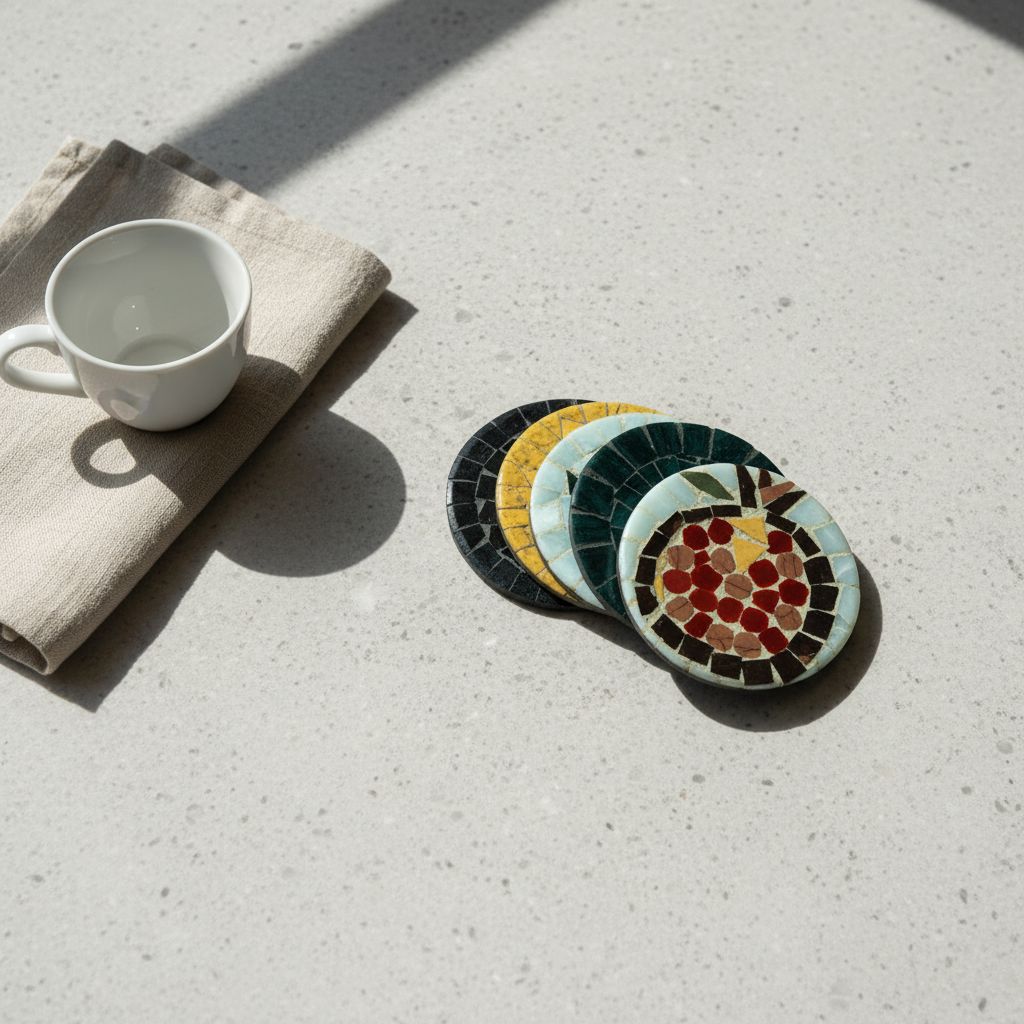 Sous-verre mosaïque