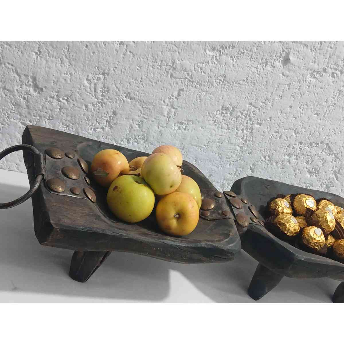 plateau en bois élégant 86x18 cm pour un style unique
