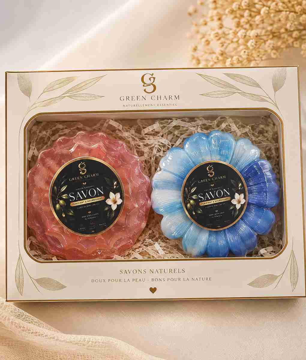 savon naturel Duo Éclat pour une peau douce et éclatante
