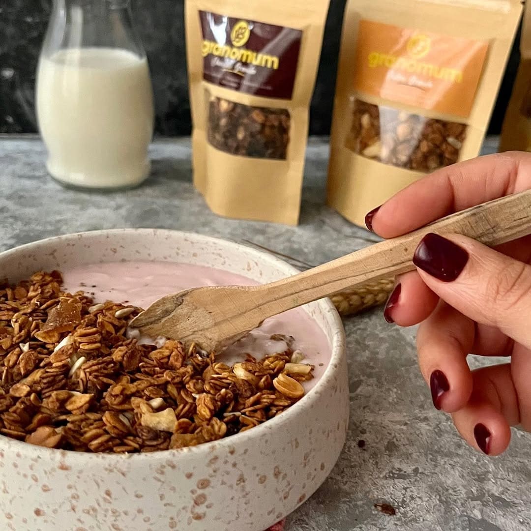 Granola golden 100% naturel (Végan, sans gluten, sans sucre raffiné) - artisanat Tunisien fait main | ILEYCOM