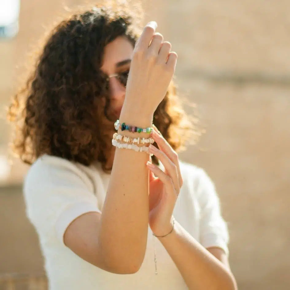 Pack de trois bracelet perles unisexe