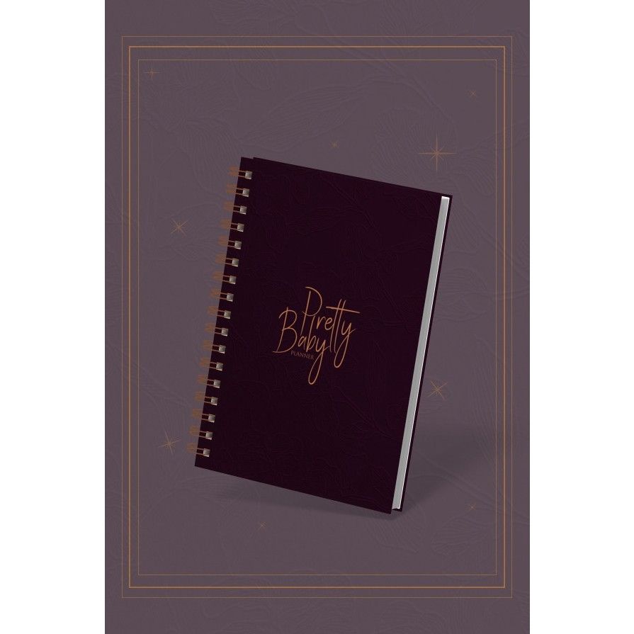 Pretty Baby Planner - Dark Burgundy