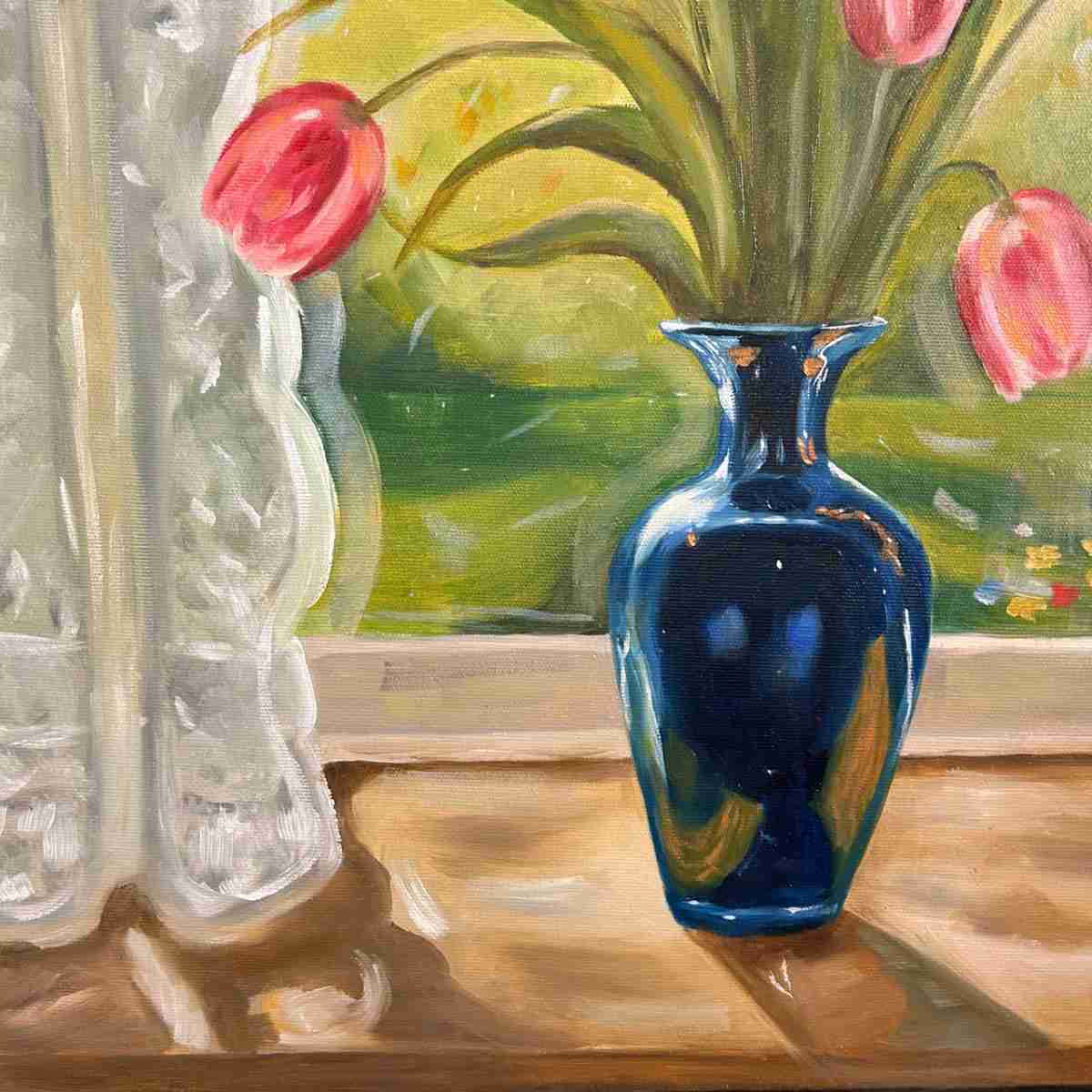 Tulipe Rose élégante 61 x 46 cm pour un style unique