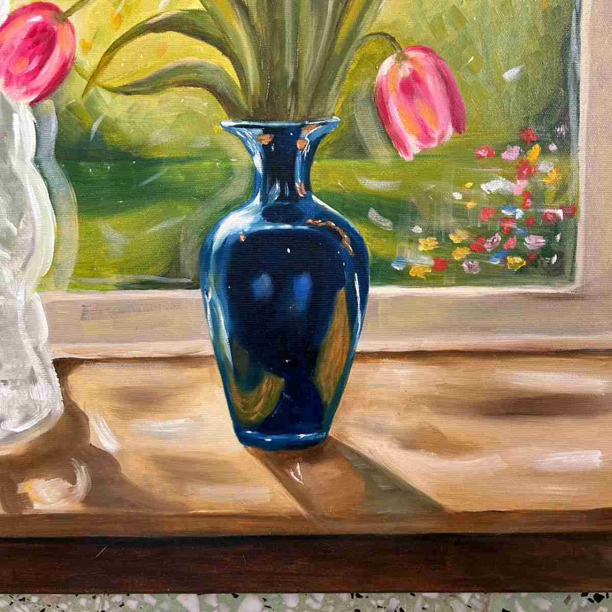 Tulipe Rose élégante 61 x 46 cm pour un style unique