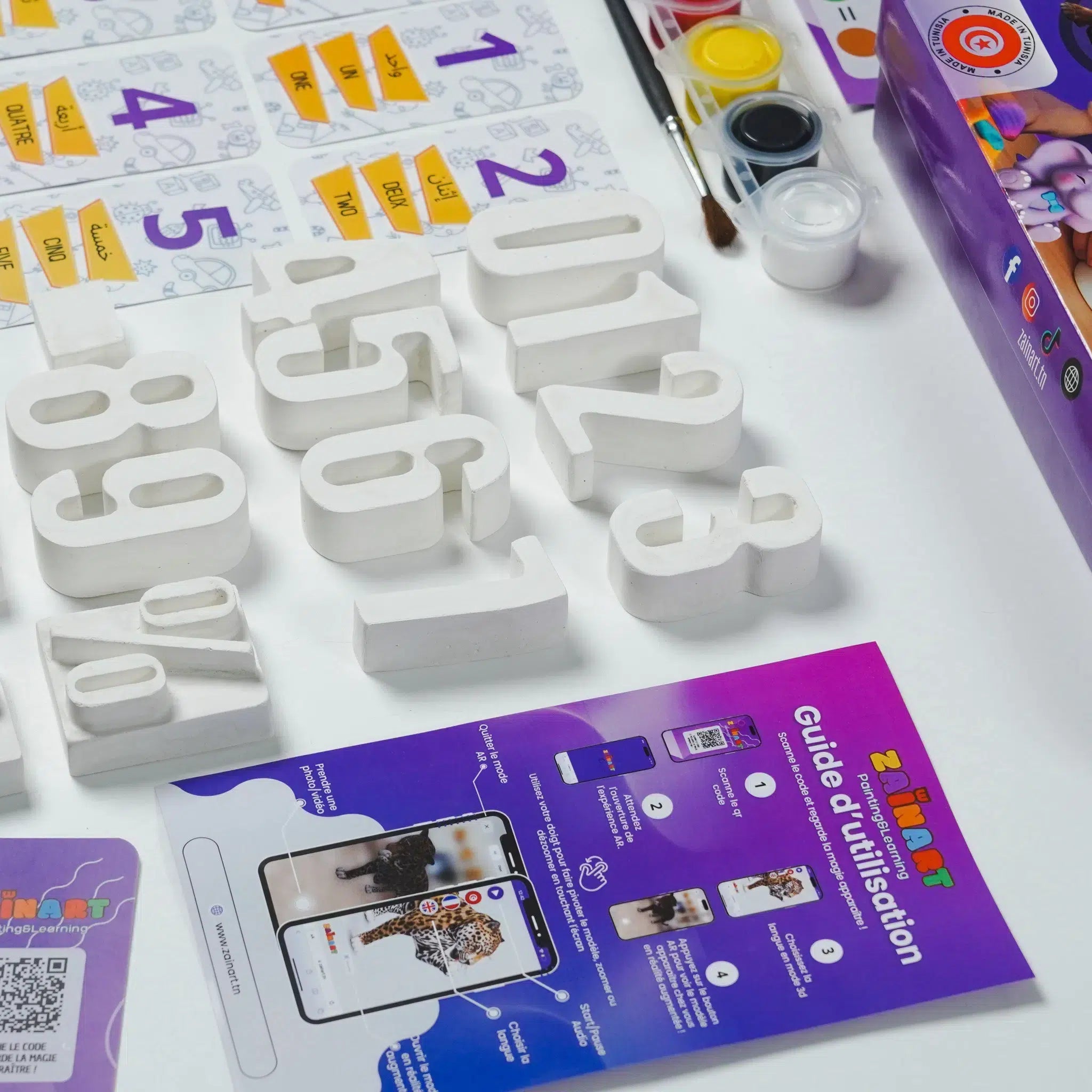 Kit Éducatif Lettres & Chiffres – Fun et Réalité Augmentée