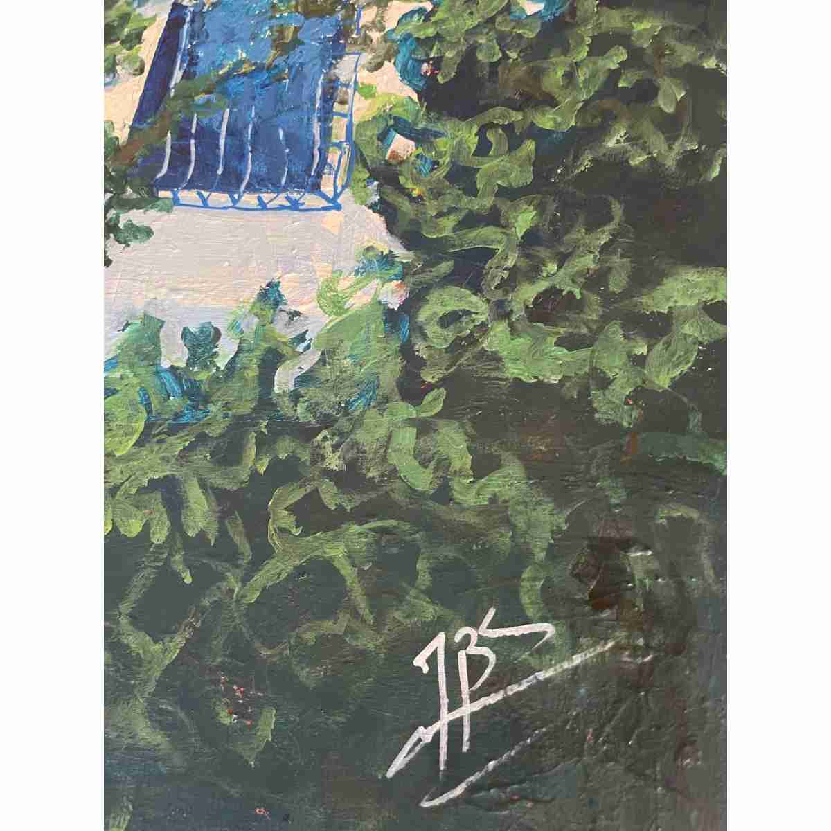 tableau peinture Tranquility bleu pour une ambiance apaisante