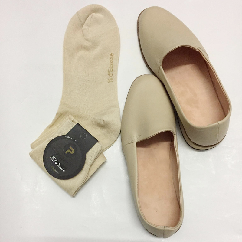 Chaussures traditionnelles tunisiennes faites main en cuir + Chaussettes offertes