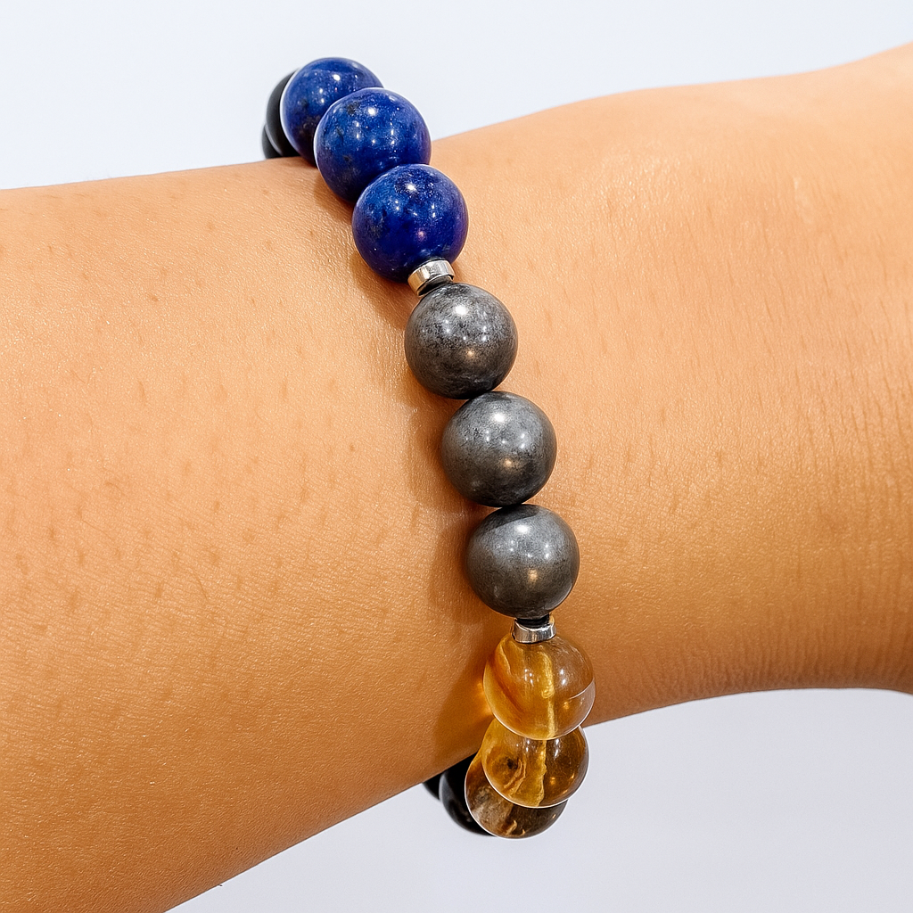 Bracelet Énergie Pierres Naturelles - Harmonie et Élégance
