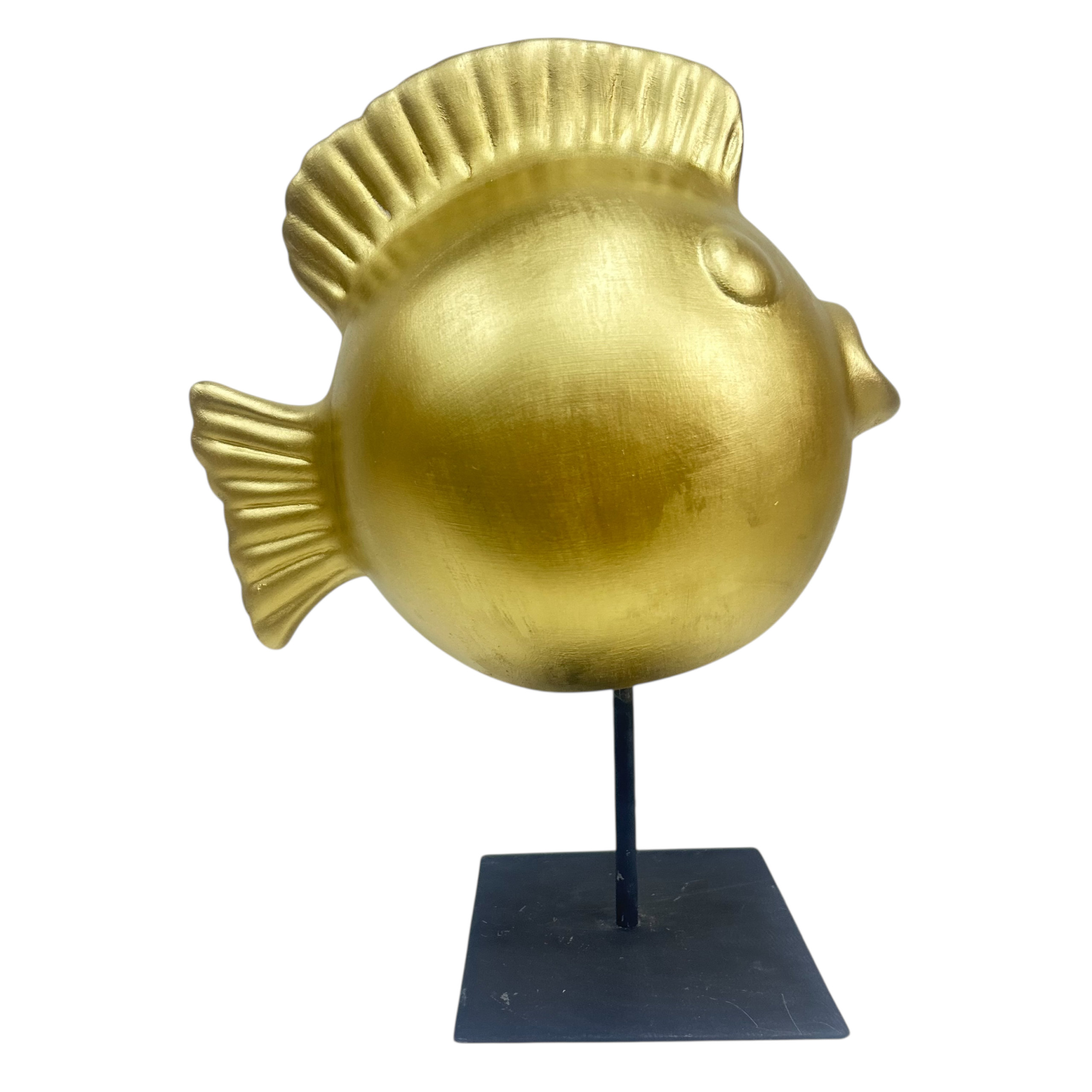 Sculpture poisson doré