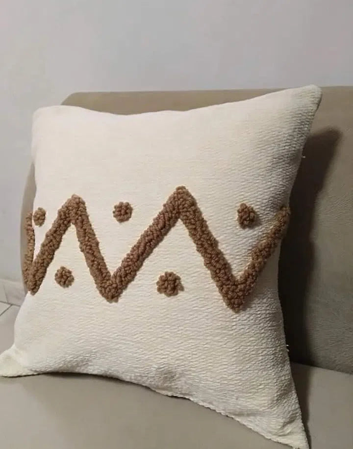 coussin zigzag