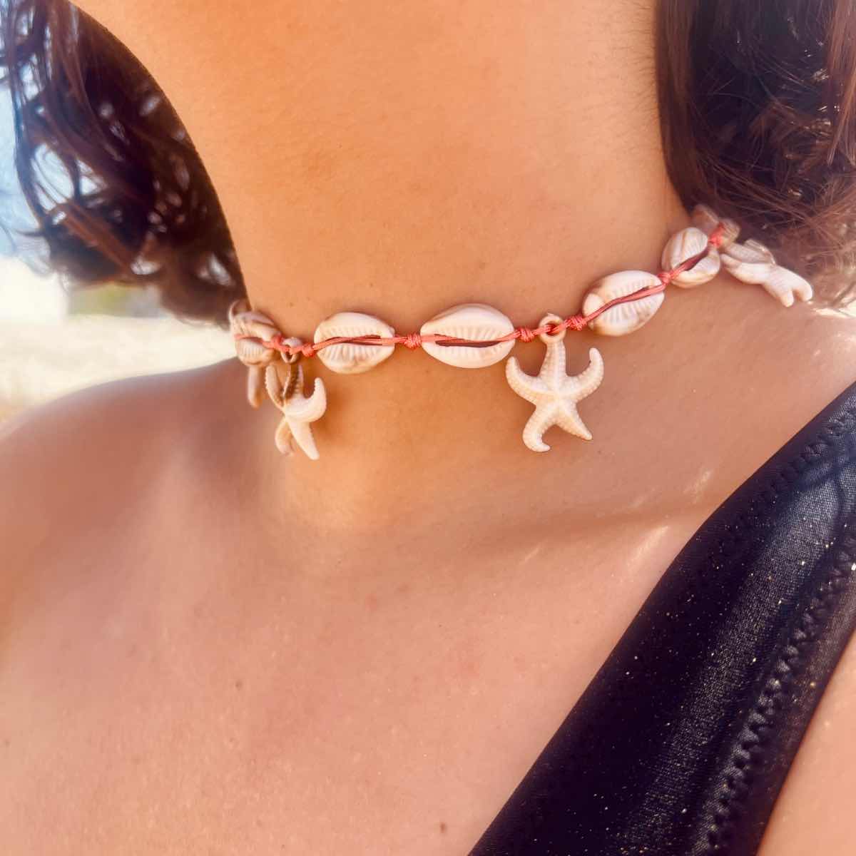 Collier coquillages ajustable pour un style unique et élégant