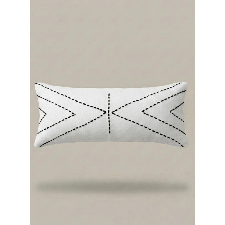 Coussin berbère blanc fait main pour un style unique et chic