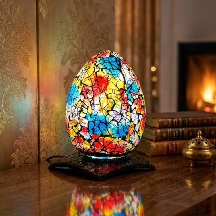 Lampe mosaïque artisanale tunisienne pour une ambiance unique
