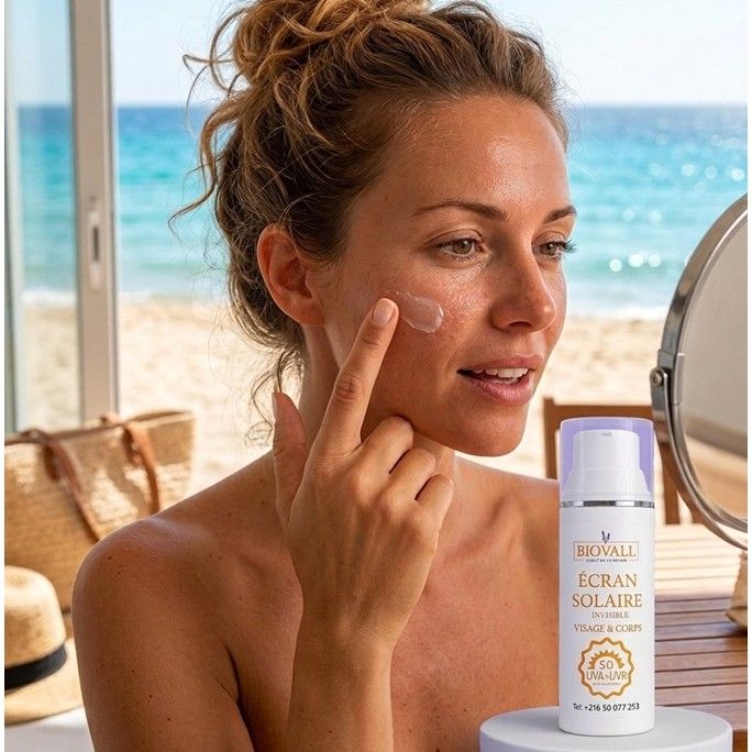 Écran solaire invisible léger pour une protection optimale