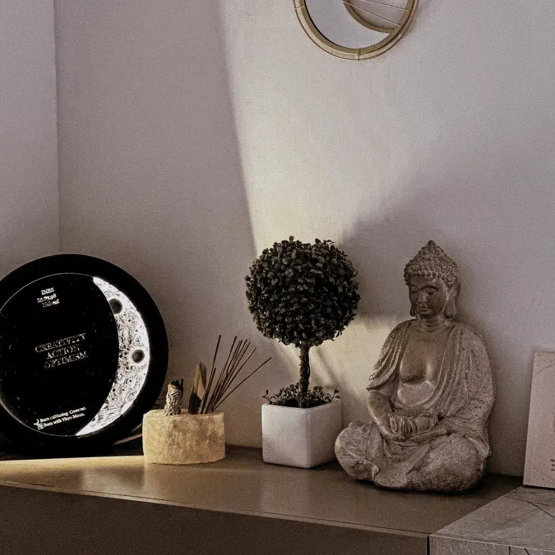 Lampe "My Moon" personnalisée avec phase lunaire exacte de votre choix (35 cm)