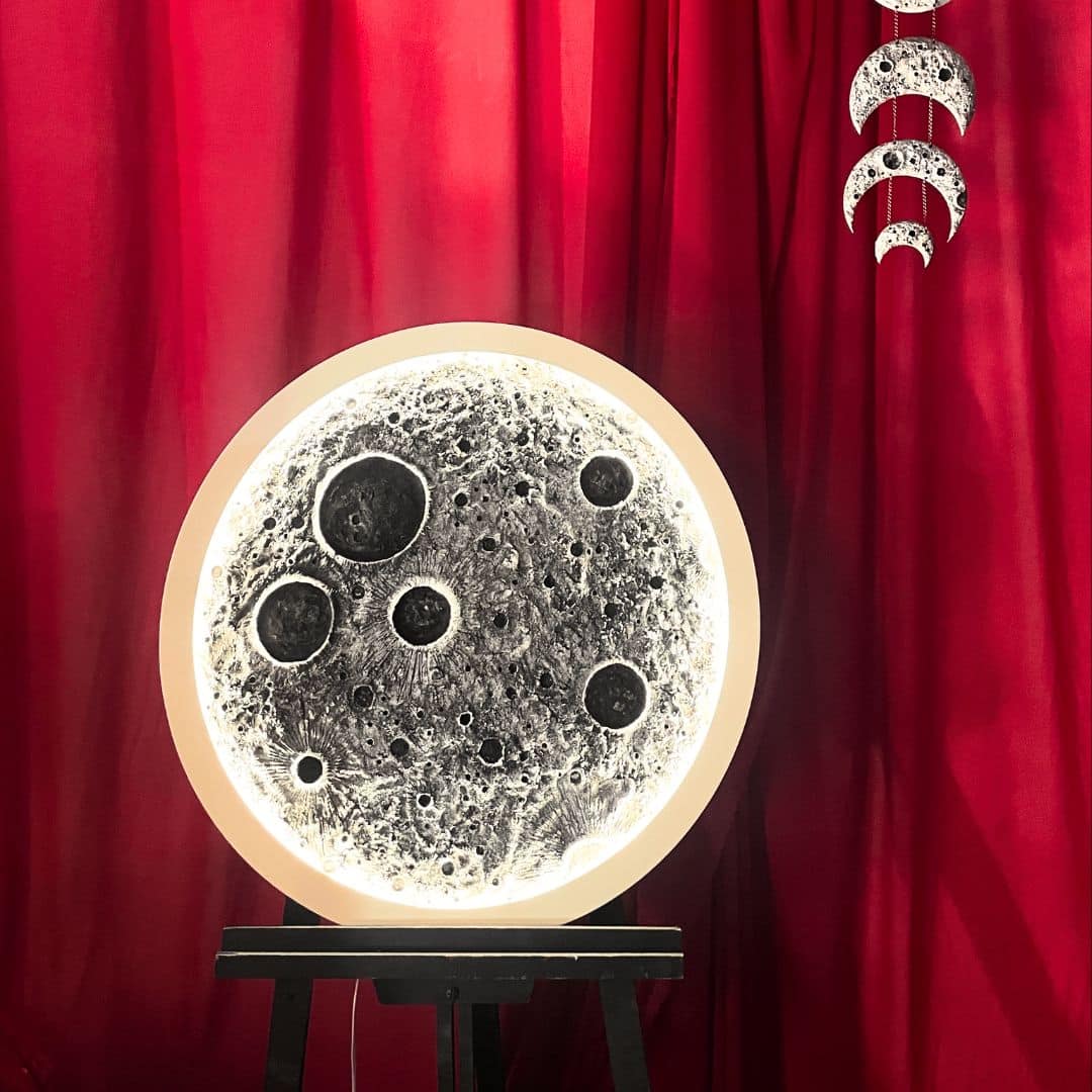 Lampe Lunaire "Cosmic Light" 100% fait-main