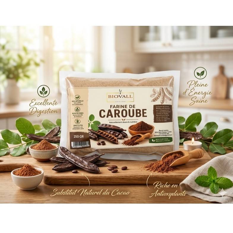 Farine caroube bio 250g