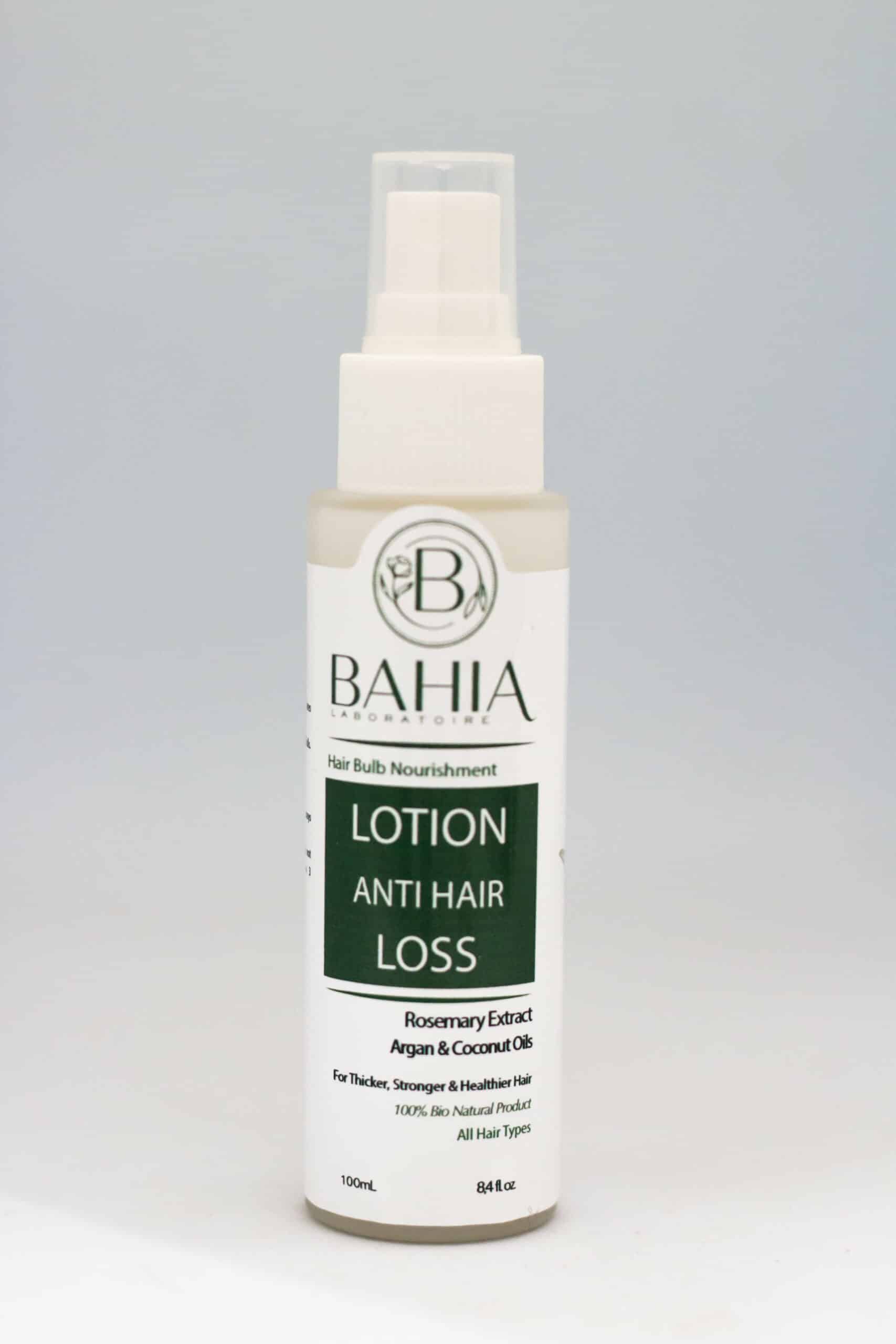 Lotion anti-chute de cheveux à base d'huile essentielle de romarin, huile végétale d'argan et noix de coco