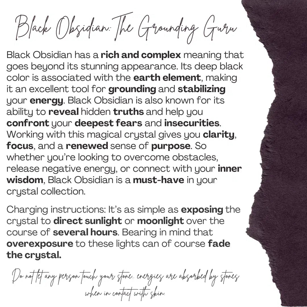 Bracelet acier Inoxydable Doré et Obsidienne noire - Style et Protection