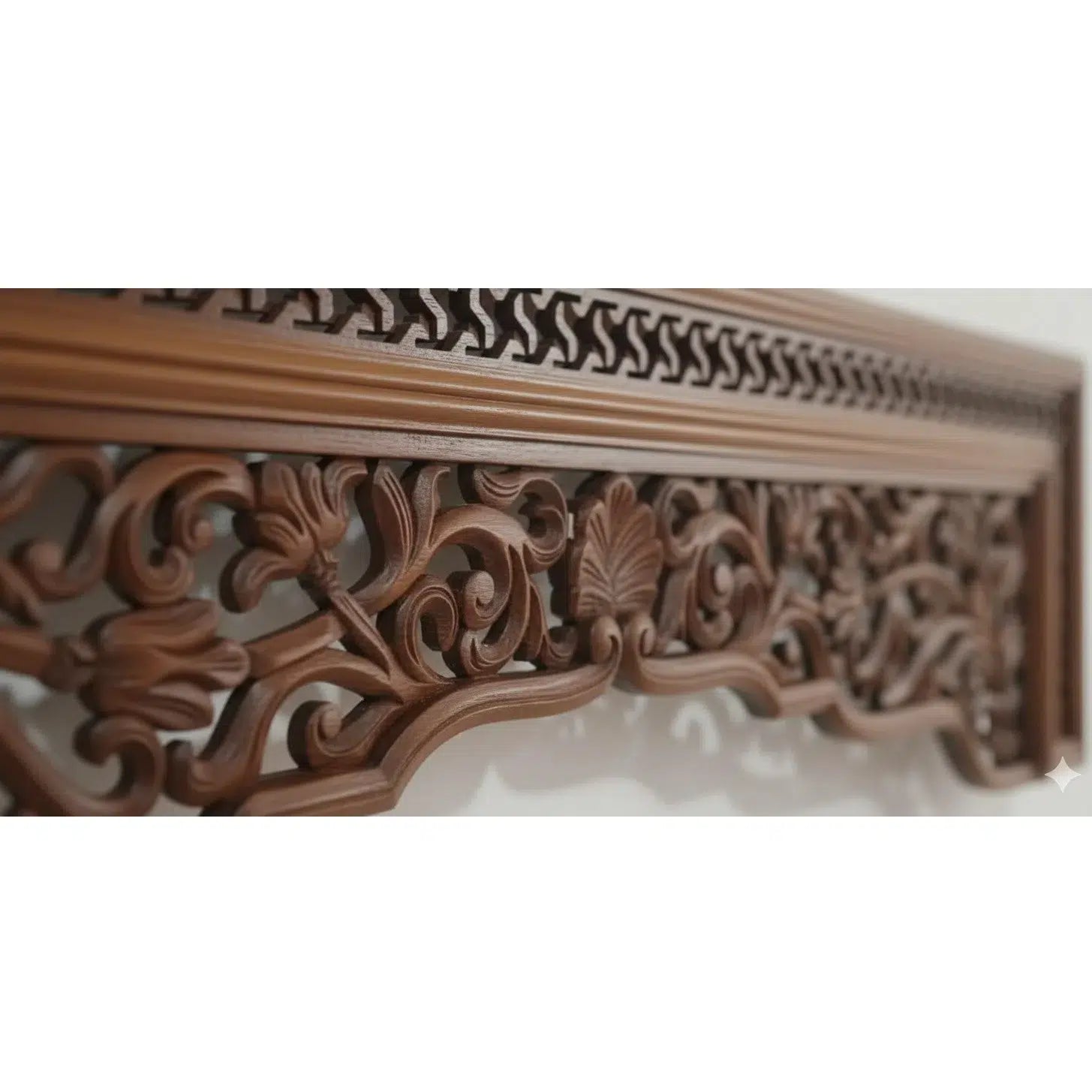 panneau mural bois artisanat exclusif en bois massif 60x225 cm