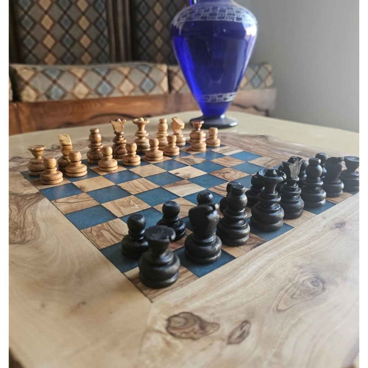 jeu d'échecs bleu qualité premium pour des parties inoubliables