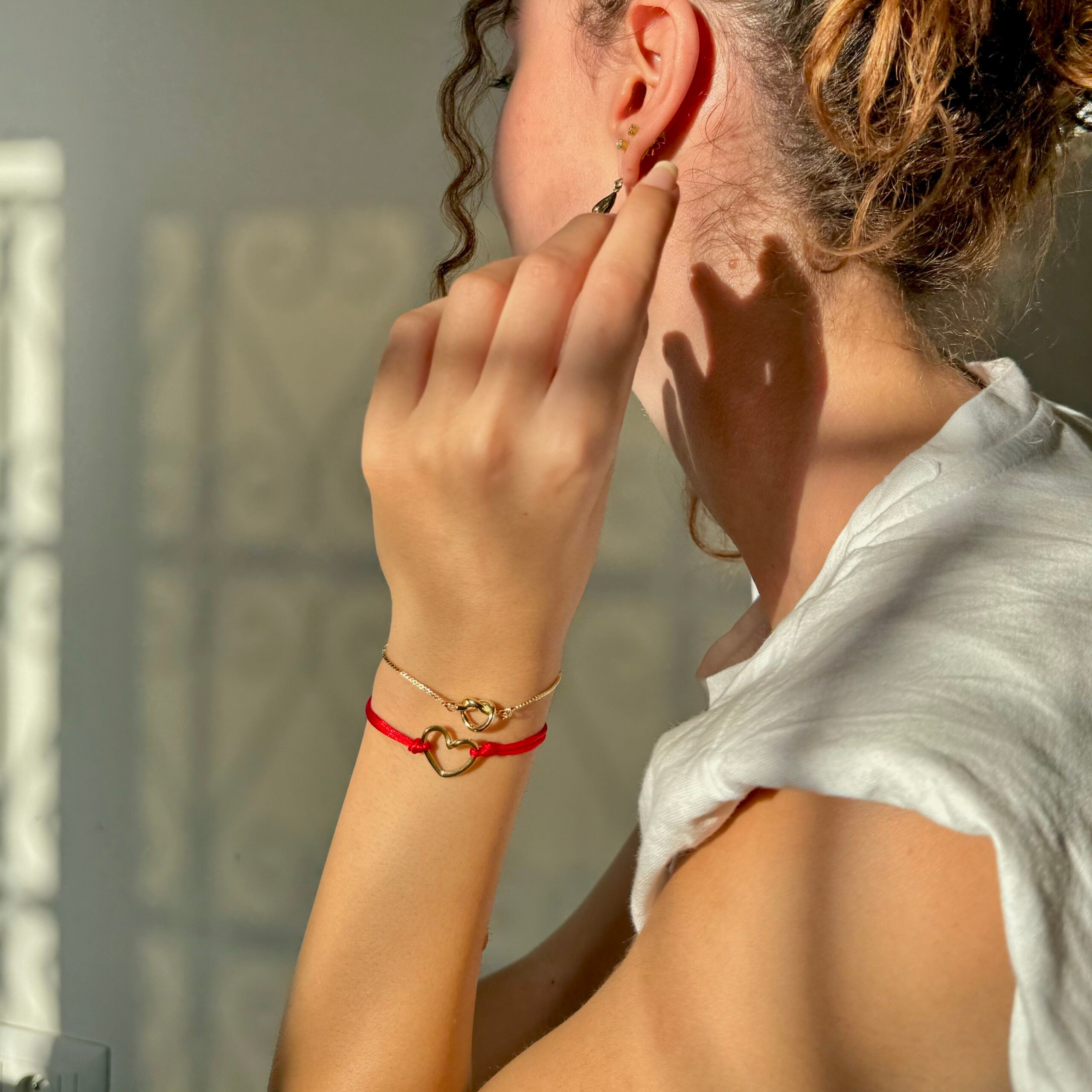 bracelet cœur doré ajustable un cadeau d amour irrésistible