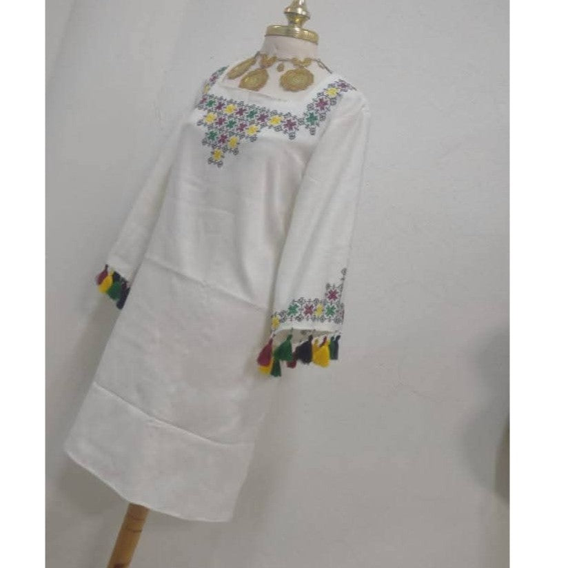 Robe élégante brodée pour un style unique et irrésistible