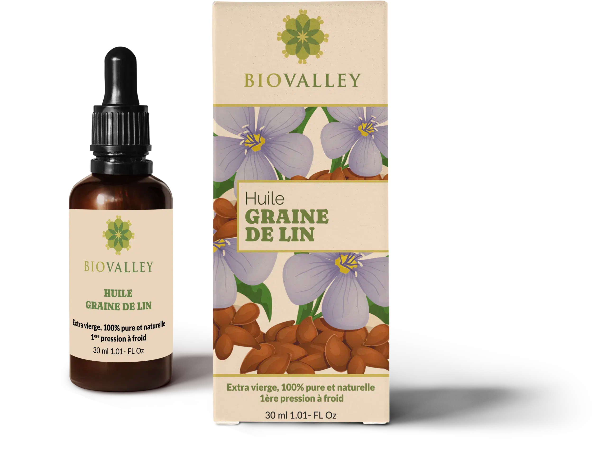 Huile de graine de lin 30 ml