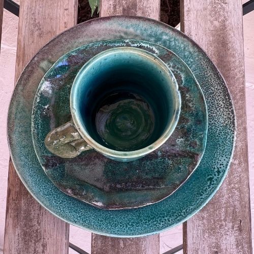 Mug café en céramique - artisanat Tunisien fait main | ILEYCOM