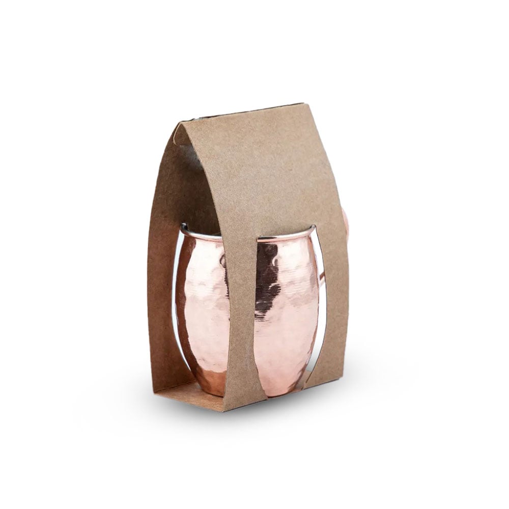 Mug cuivre martelé 250ml – élégant & artisanal - artisanat Tunisien fait main | ILEYCOM