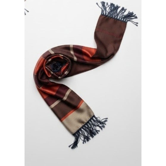 écharpe terracotta élégante pour un style irrésistible 200x65 cm