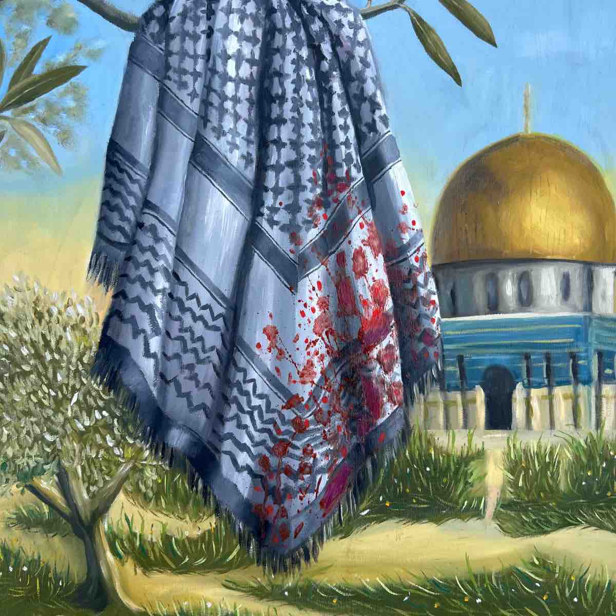 Peinture à l'huile unique pour un intérieur élégant