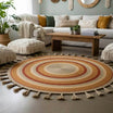 Tapis rond multicolore pour un style unique et élégant