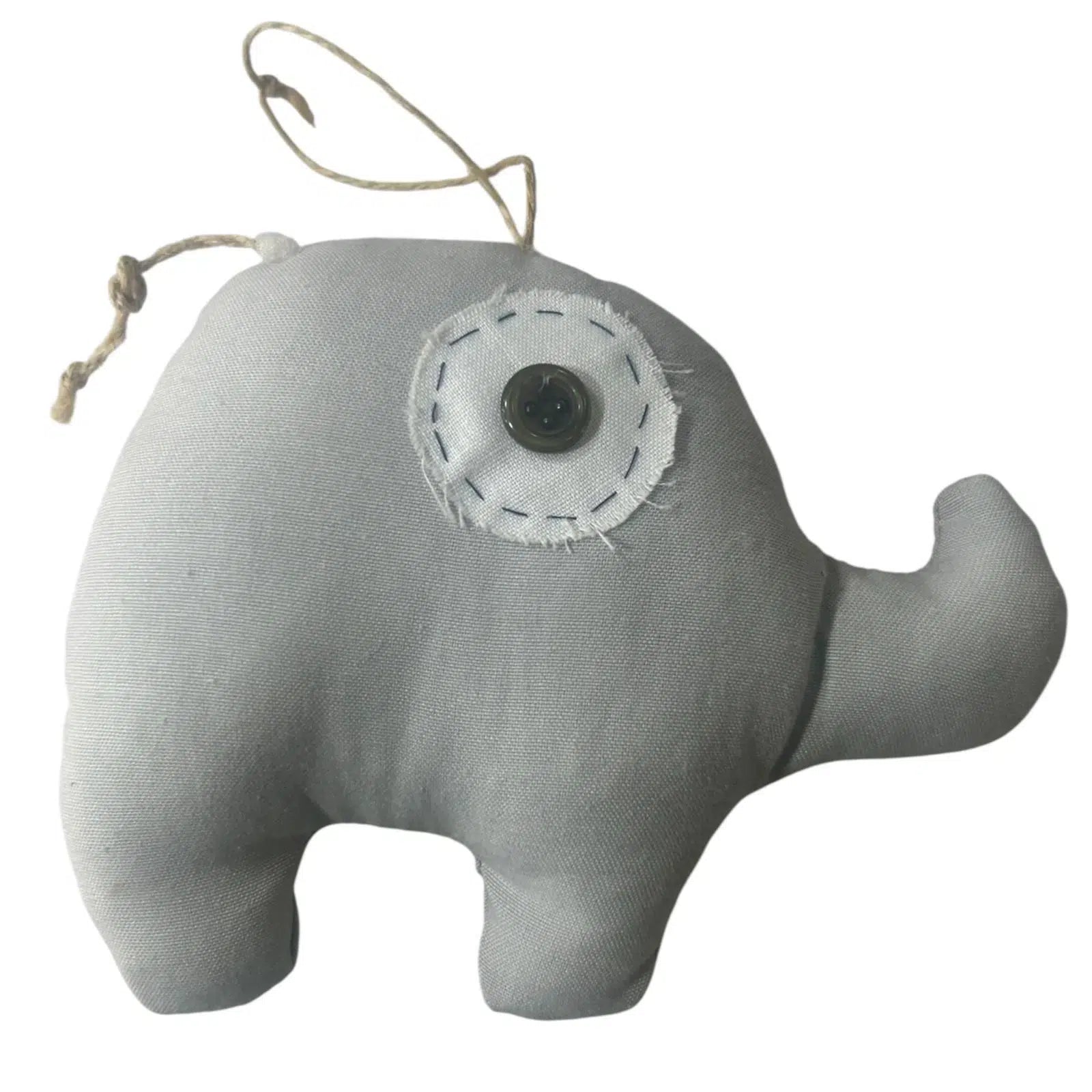 Objet décoratif mini éléphant en tissu