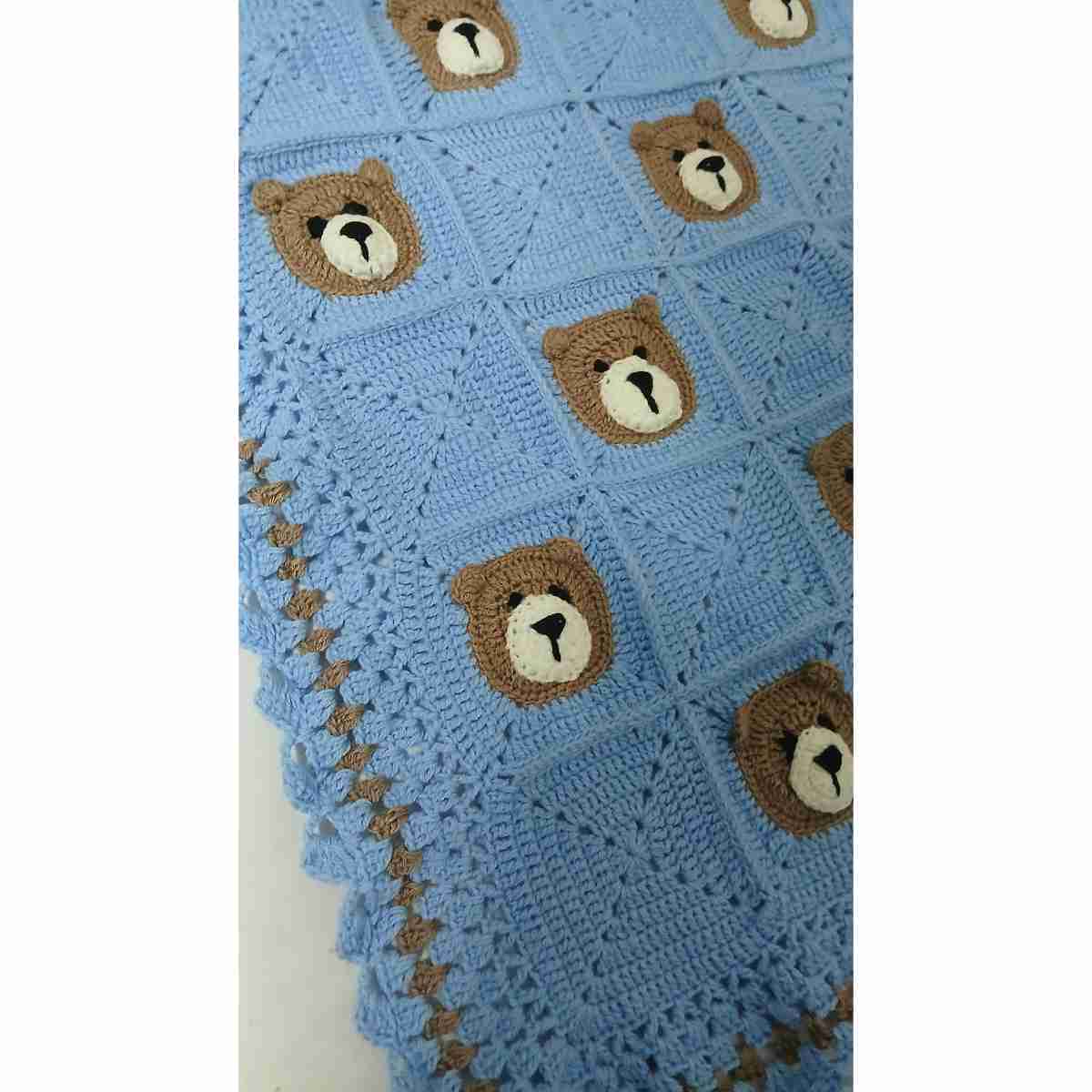 Drap bébé coton bio doux respirant motif teddy bear