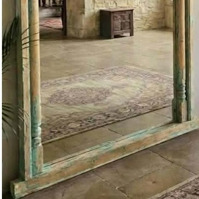 miroir plein pied exceptionnel bois naturel 200x107 cm