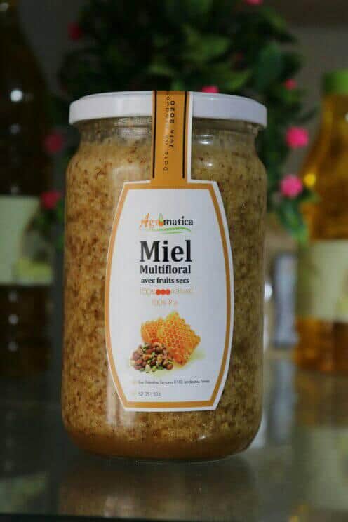 Miel multifloral avec fruits secs 1Kg