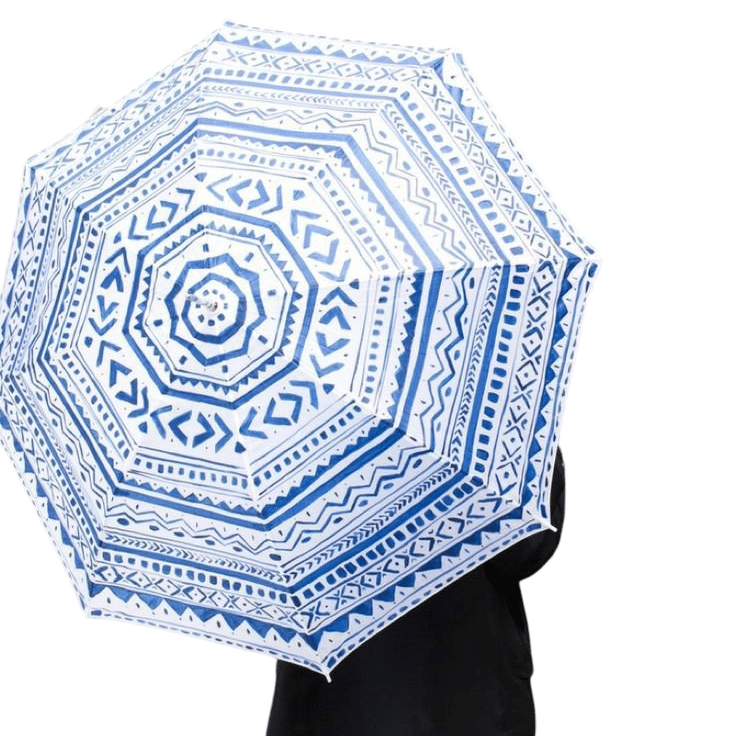 Parapluie artistique personnalisé peint à la main - artisanat Tunisien fait main | ILEYCOM