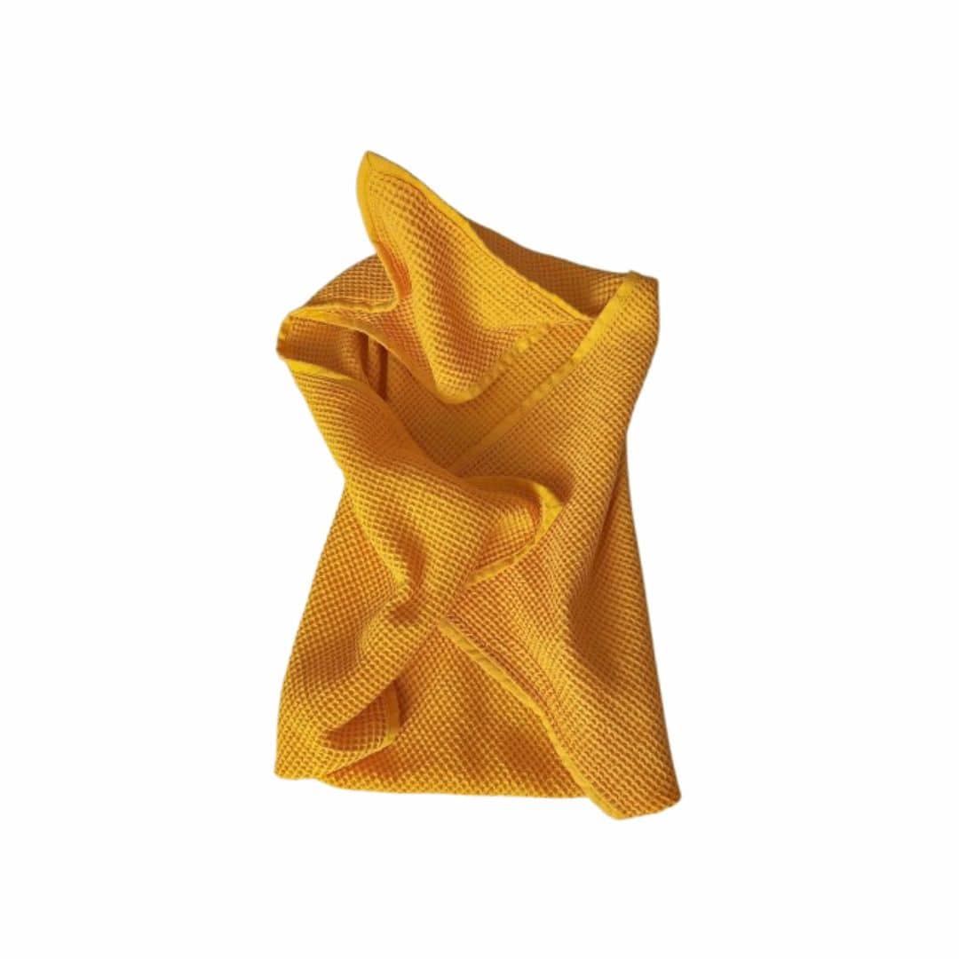 Peignoir bébé en coton gaufré 100% naturel - artisanat Tunisien fait main | ILEYCOM