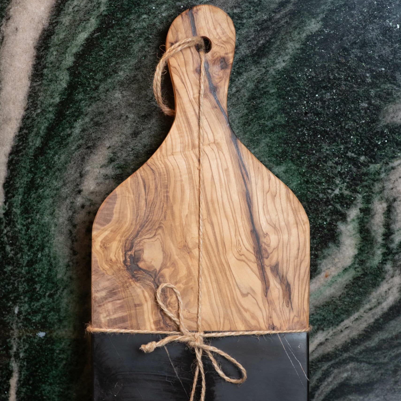 Planche de charcuteries en marbre & bois - artisanat Tunisien fait main | ILEYCOM