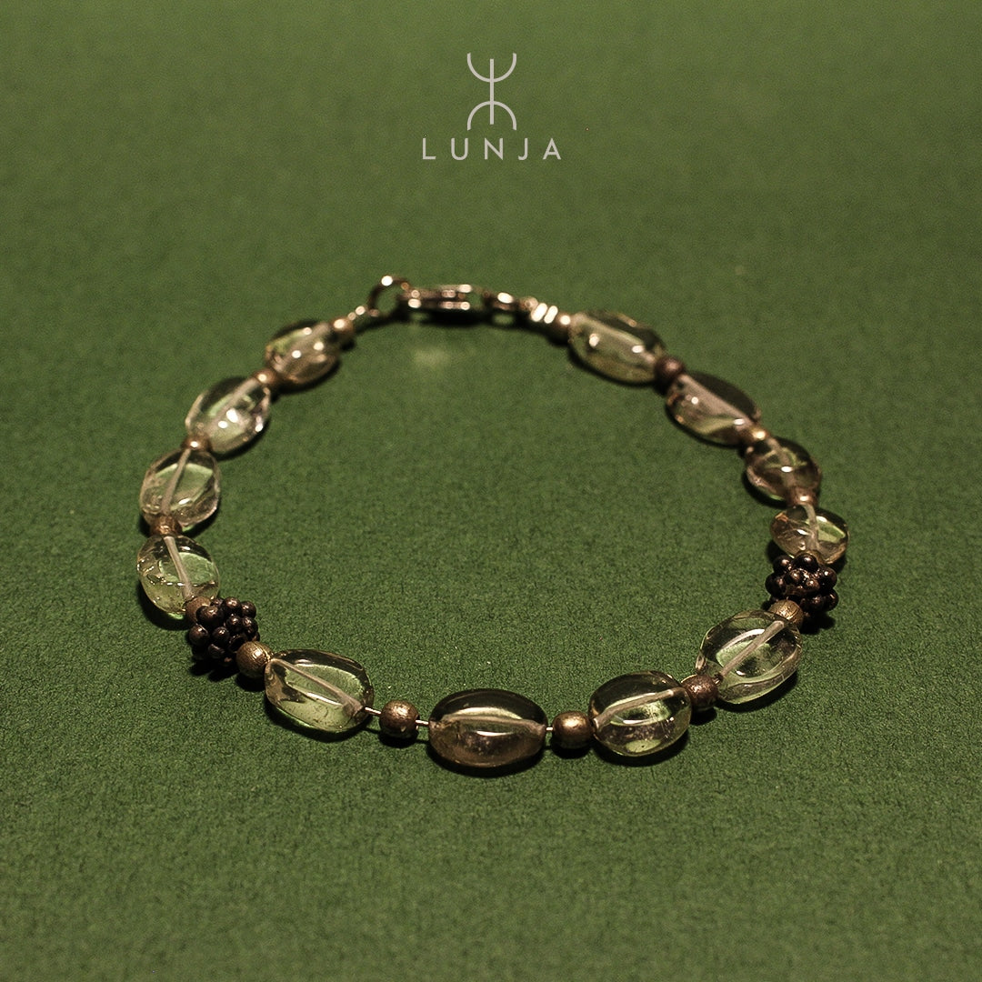 Bracelet Quartz en Pierre Fumé