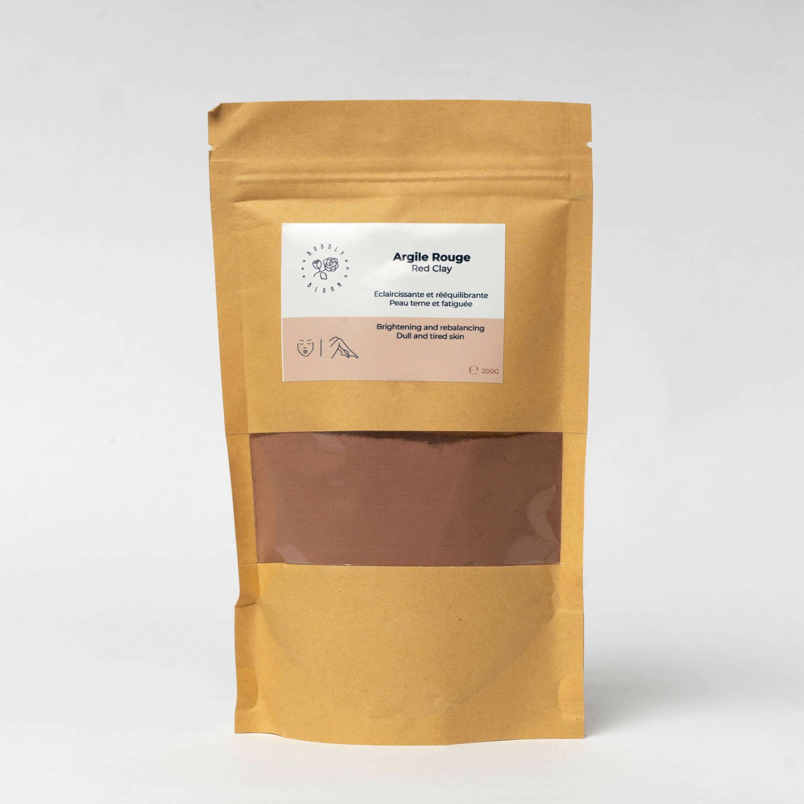 Poudre surfine d'argile rouge - artisanat Tunisien fait main | ILEYCOM