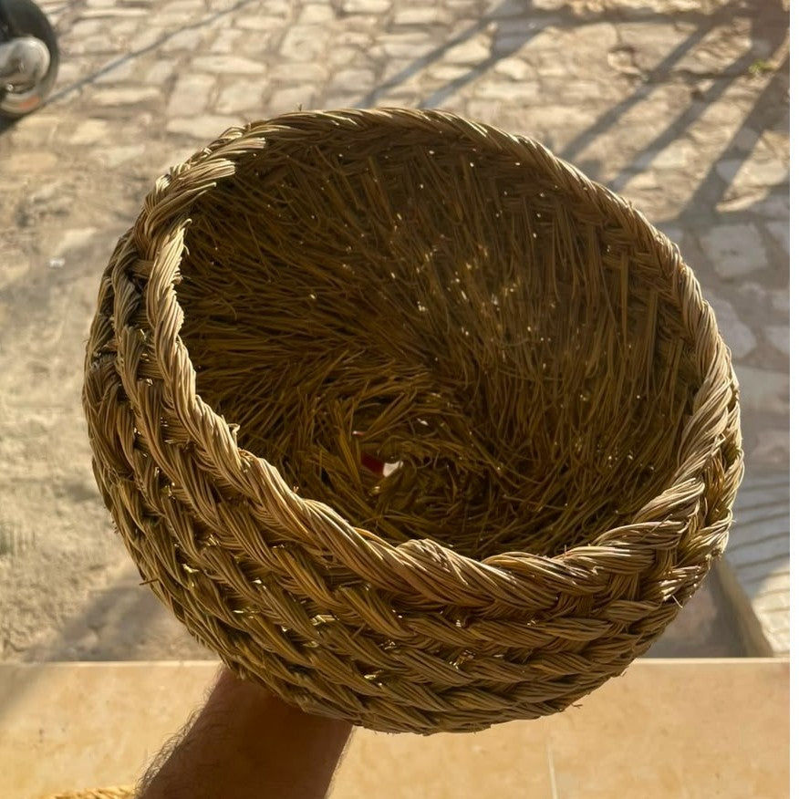 Corbeille en halfa 25 cm un style unique pour votre déco