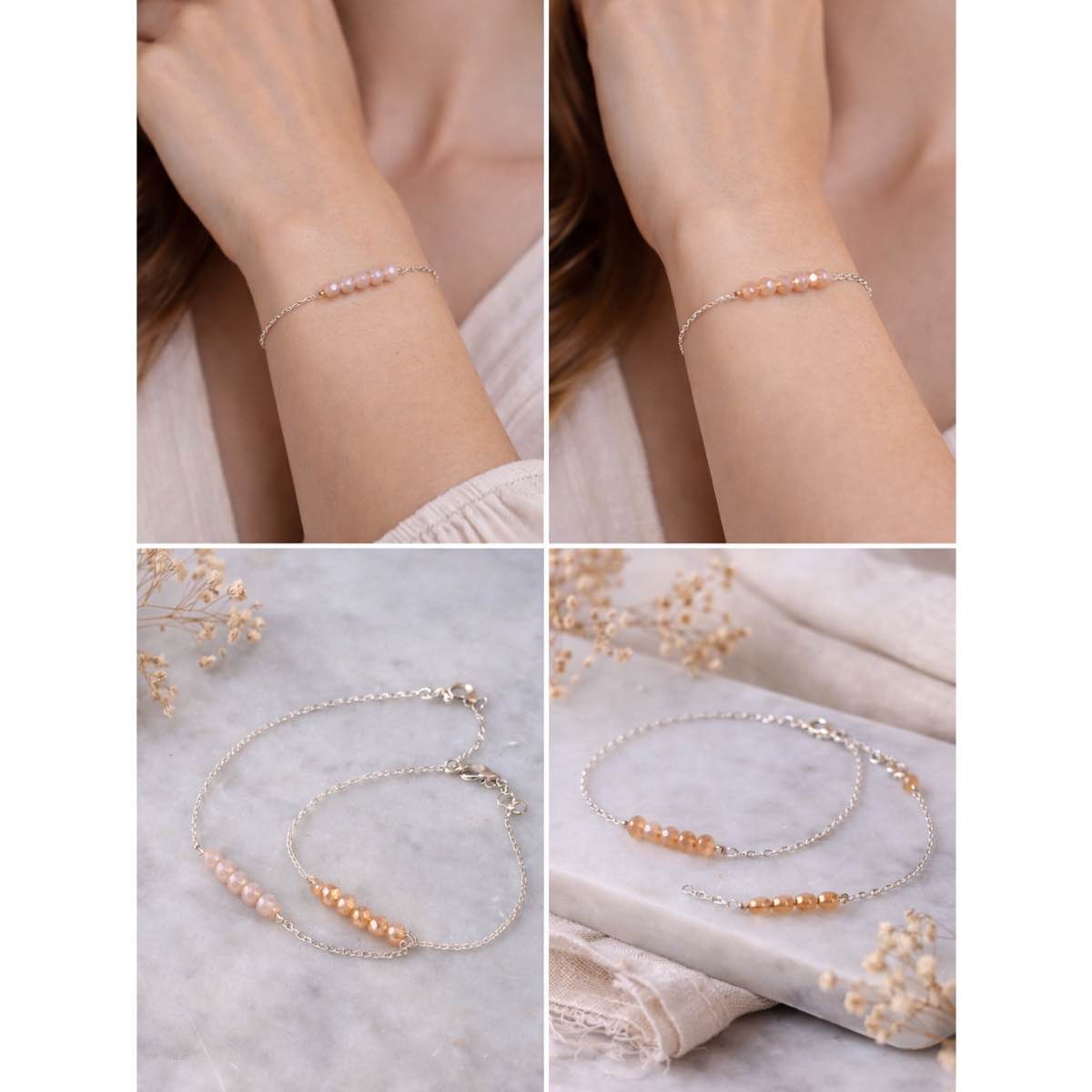 Bracelet perle cristallia