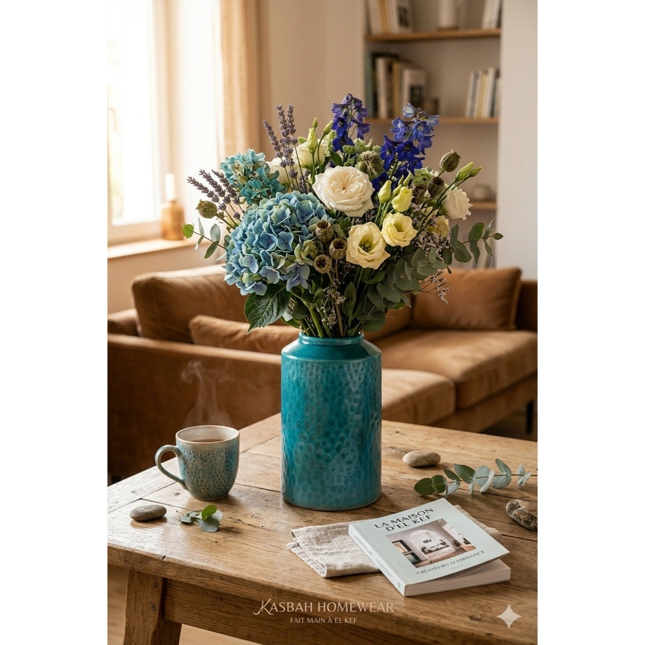 Vase céramique élégant 25x10 cm pour une déco raffinée