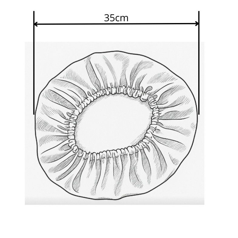 bonnet satin peche rose bebe clair pour des cheveux protégés