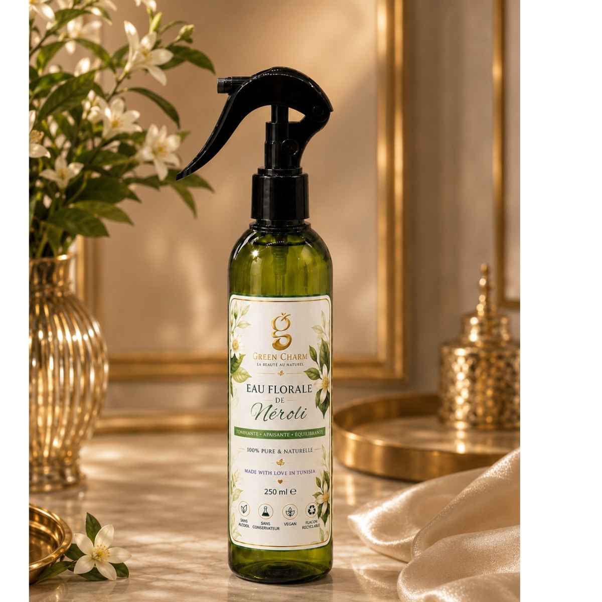 Eau florale de Néroli 250 ML pour une beauté éclatante
