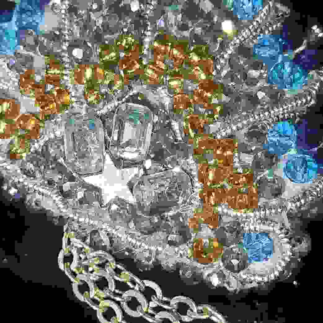 broche élégante en cannetille et cristaux pour un look unique