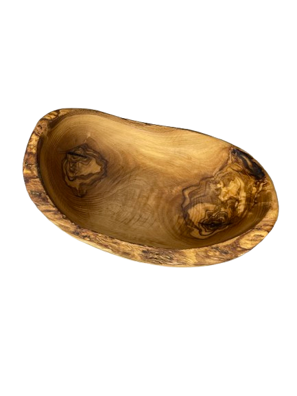 Ustensiles de cuisine en bois d'olivier Artisanal (Pince, couverts, spatules, ravier)